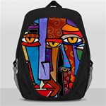 Art Painting Pop Design Stars Backpack Bag