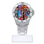Art Painting Pop Design Stars Plastic Nurses Watch