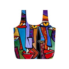Art Painting Pop Design Stars Full Print Recycle Bag (S) from ArtsNow.com Front