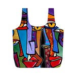 Art Painting Pop Design Stars Full Print Recycle Bag (M)