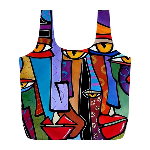 Art Painting Pop Design Stars Full Print Recycle Bag (L) from ArtsNow.com Front