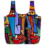 Art Painting Pop Design Stars Full Print Recycle Bag (XL)