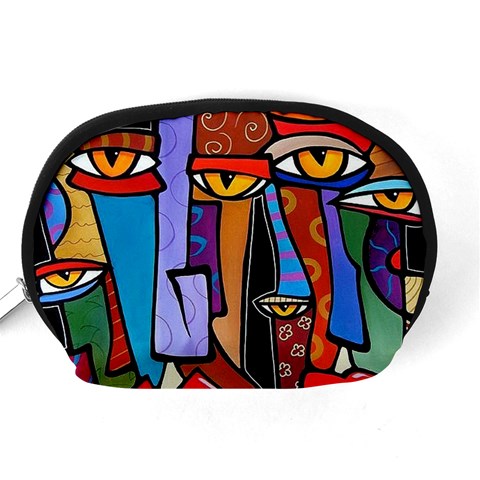 Art Painting Pop Design Stars Accessory Pouch (Medium) from ArtsNow.com Back