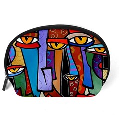 Art Painting Pop Design Stars Accessory Pouch (Large) from ArtsNow.com Back