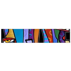 Art Painting Pop Design Stars Flano Scarf (Small) from ArtsNow.com Front