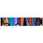 Art Painting Pop Design Stars Flano Scarf (Small)