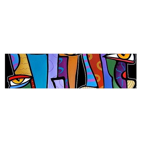 Art Painting Pop Design Stars Satin Scarf (Oblong) from ArtsNow.com Front