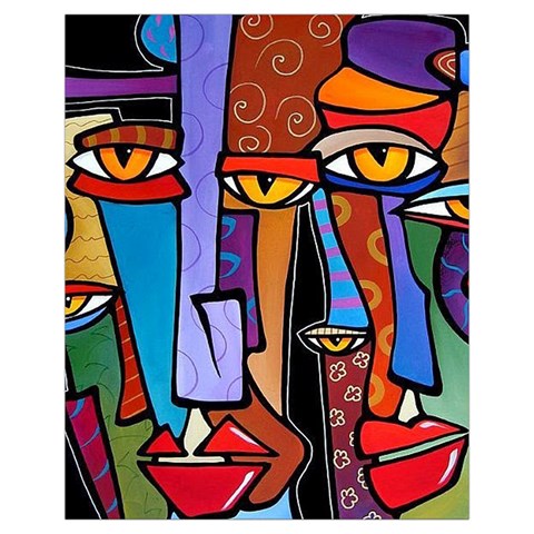 Art Painting Pop Design Stars Drawstring Pouch (XL) from ArtsNow.com Back