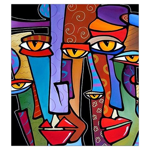 Art Painting Pop Design Stars Drawstring Pouch (XXL) from ArtsNow.com Front