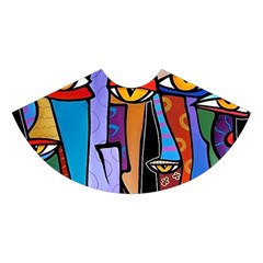 Art Painting Pop Design Stars Midi Sleeveless Dress from ArtsNow.com Skirt Back