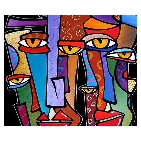Art Painting Pop Design Stars Medium Tote Bag from ArtsNow.com Front