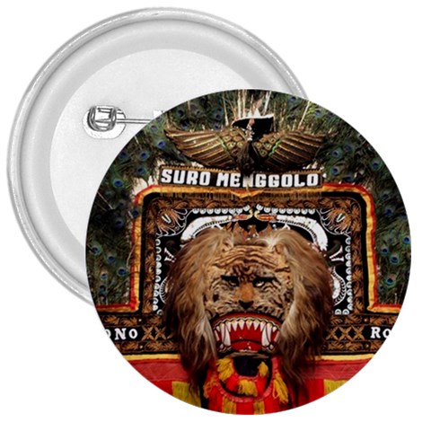 Barongan Reok 3  Button from ArtsNow.com Front