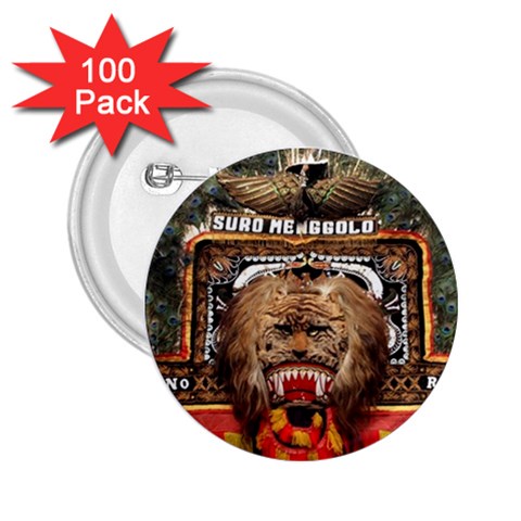 Barongan Reok 2.25  Button (100 pack) from ArtsNow.com Front