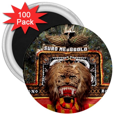 Barongan Reok 3  Magnet (100 pack) from ArtsNow.com Front