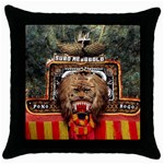Barongan Reok Throw Pillow Case (Black)