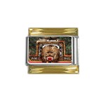 Barongan Reok Gold Trim Italian Charm (9mm)