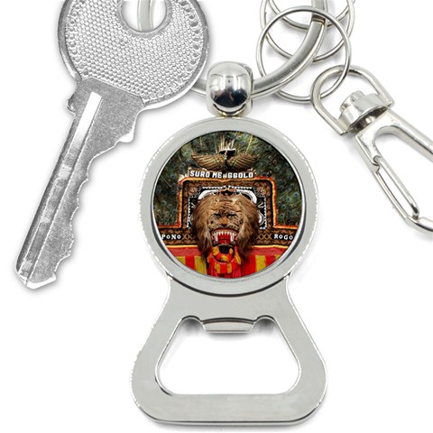 Barongan Reok Bottle Opener Key Chain from ArtsNow.com Front