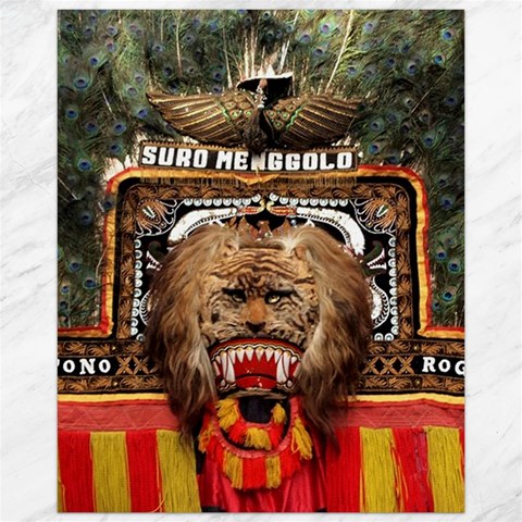 Barongan Reok Canvas 16  x 20  from ArtsNow.com 15.75 x19.29  Canvas - 1