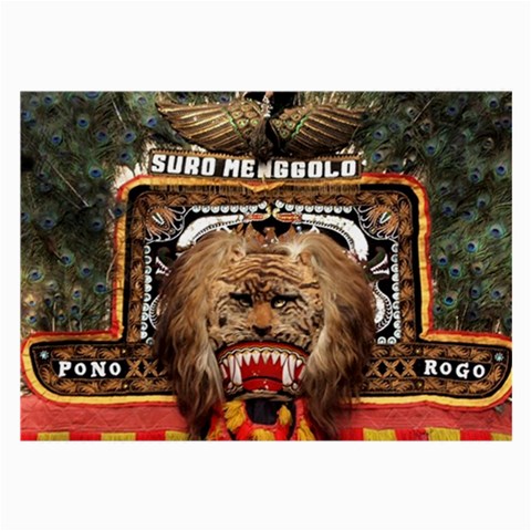 Barongan Reok Large Glasses Cloth from ArtsNow.com Front