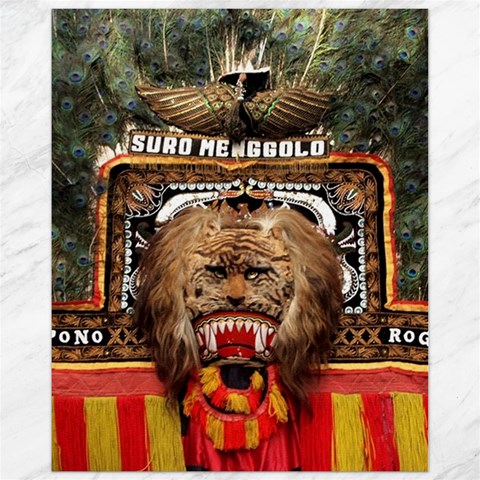 Barongan Reok Canvas 11  x 14  from ArtsNow.com 10.95 x13.48  Canvas - 1