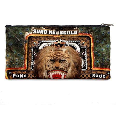 Barongan Reok Pencil Case from ArtsNow.com Back