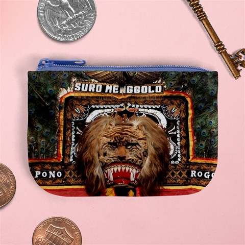 Barongan Reok Mini Coin Purse from ArtsNow.com Front