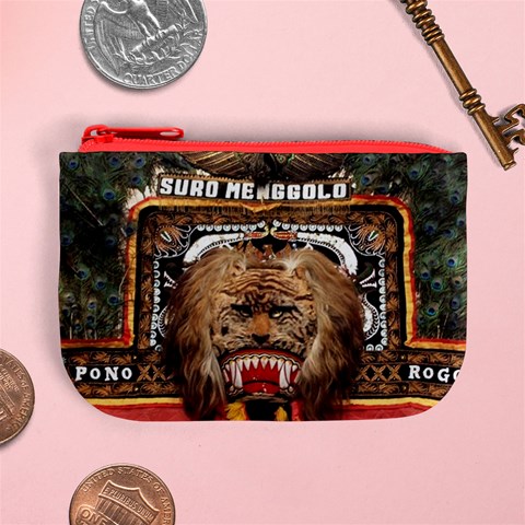 Barongan Reok Mini Coin Purse from ArtsNow.com Front