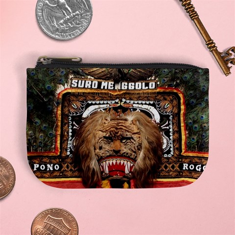 Barongan Reok Mini Coin Purse from ArtsNow.com Front