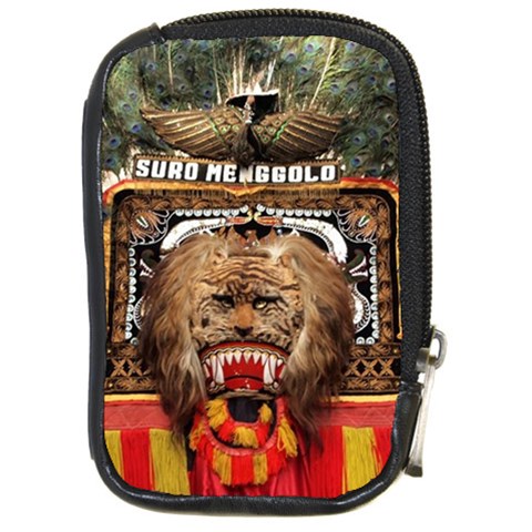 Barongan Reok Compact Camera Leather Case from ArtsNow.com Front