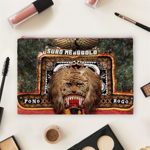 Barongan Reok Cosmetic Bag (Large) from ArtsNow.com Front