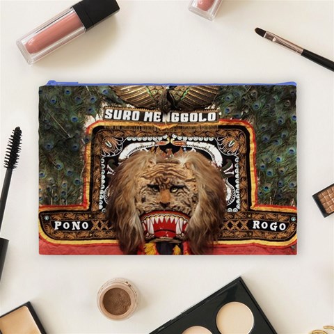 Barongan Reok Cosmetic Bag (Large) from ArtsNow.com Front