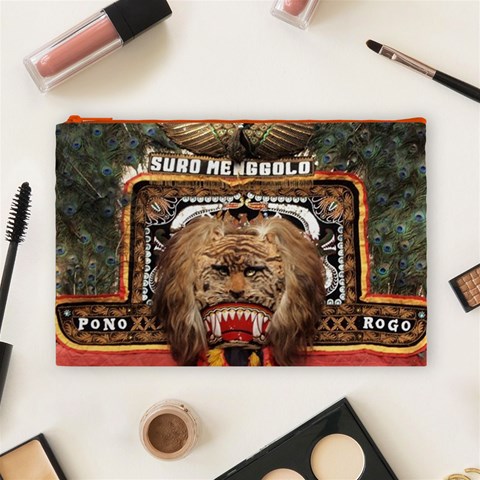 Barongan Reok Cosmetic Bag (Large) from ArtsNow.com Front