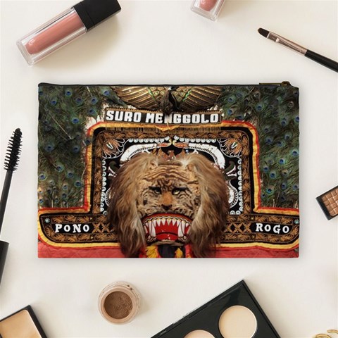 Barongan Reok Cosmetic Bag (Large) from ArtsNow.com Back