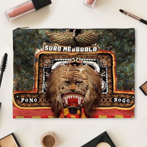 Barongan Reok Cosmetic Bag (XL) from ArtsNow.com Front