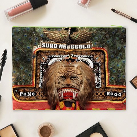Barongan Reok Cosmetic Bag (XL) from ArtsNow.com Back