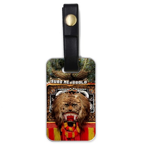 Barongan Reok Luggage Tag (one side) from ArtsNow.com Front