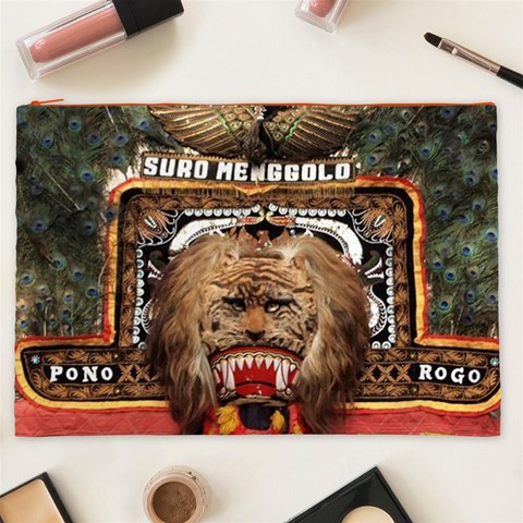 Barongan Reok Cosmetic Bag (XXL) from ArtsNow.com Front