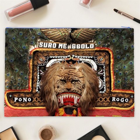 Barongan Reok Cosmetic Bag (XXL) from ArtsNow.com Back