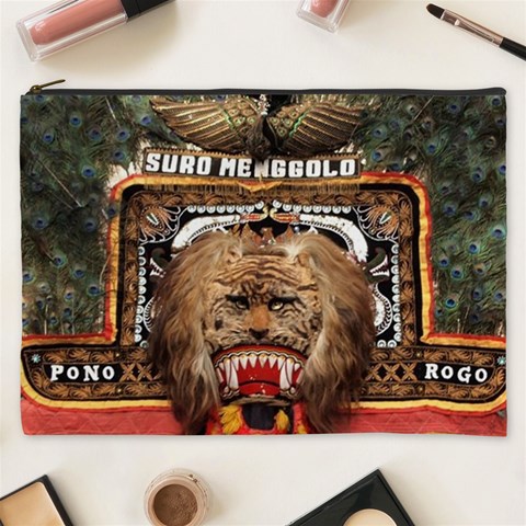 Barongan Reok Cosmetic Bag (XXXL) from ArtsNow.com Front