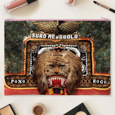 Barongan Reok Cosmetic Bag (XXXL) from ArtsNow.com Back