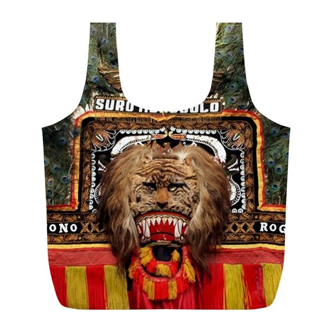 Barongan Reok Full Print Recycle Bag (L) from ArtsNow.com Front