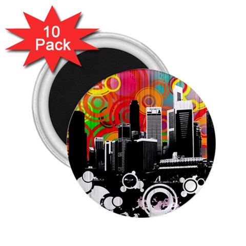 City Town 2.25  Magnet (10 pack) from ArtsNow.com Front