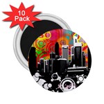 City Town 2.25  Magnet (10 pack)