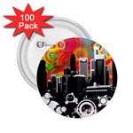 City Town 2.25  Button (100 pack)