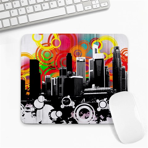 City Town Large Mousepad from ArtsNow.com Front