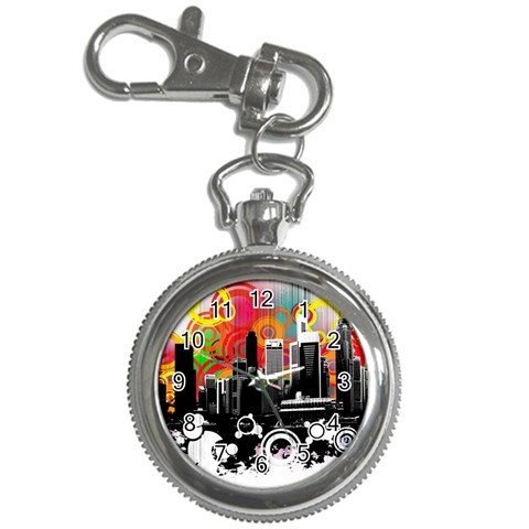 City Town Key Chain Watch from ArtsNow.com Front