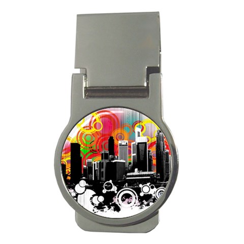 City Town Money Clip (Round) from ArtsNow.com Front