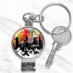 City Town Nail Clippers Key Chain