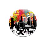 City Town Magnet 3  (Round)