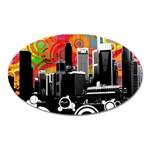 City Town Magnet (Oval)
